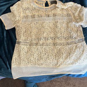 Classy, Sexy Lace Anthropologie Blouse